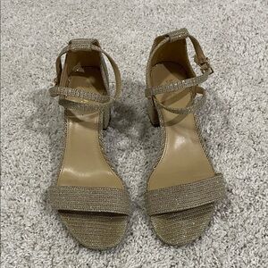 Michael Kors Gold Strappy Women's Heels